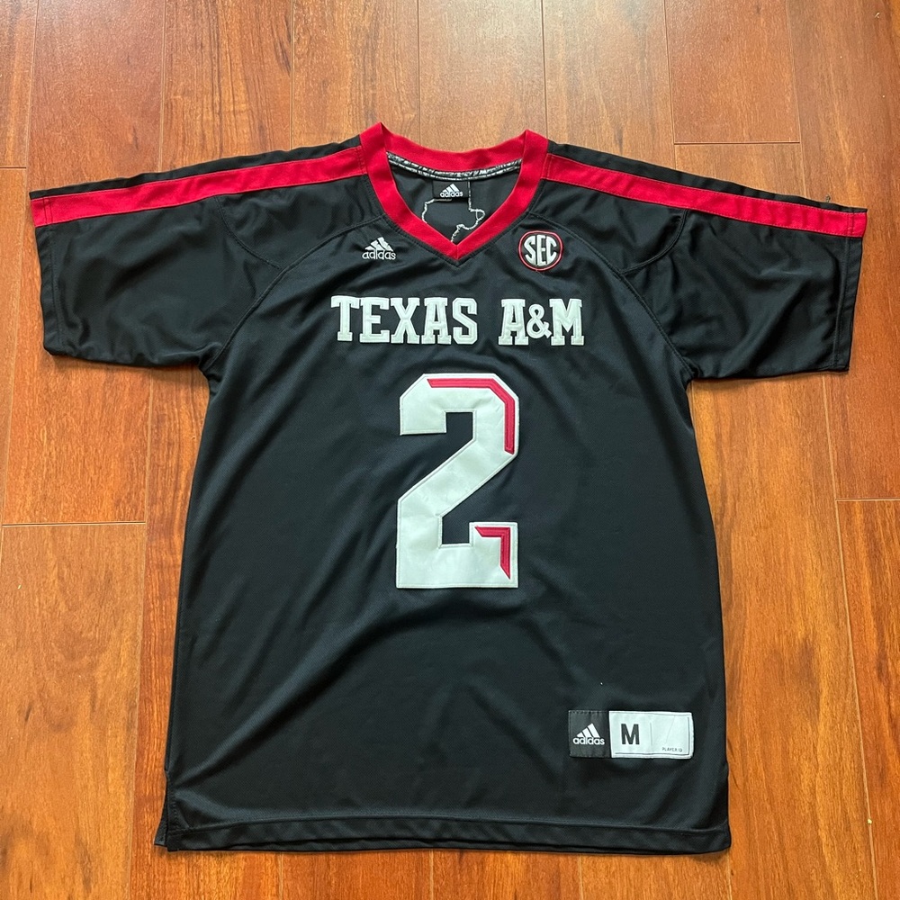 Adidas Texas A&M Johnny Manziel Retro Throwback Football Jersey, M